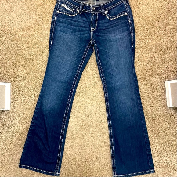 Ariat Denim - Ariat Ruby Marine Denim Stretch Boot Cut Jeans 31R